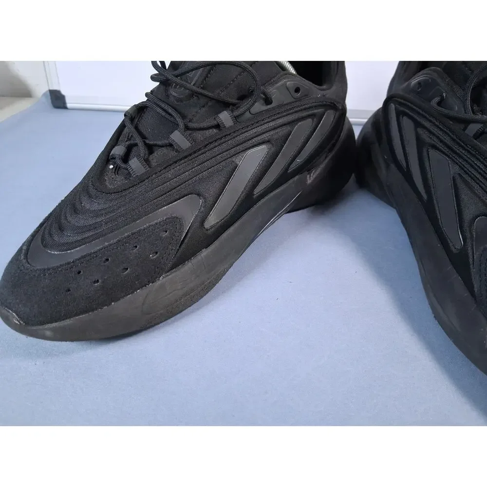 Adidas Ozelia Triple Black Carbon Men Size 10 Sneakers H04250 Running Shoes Low
